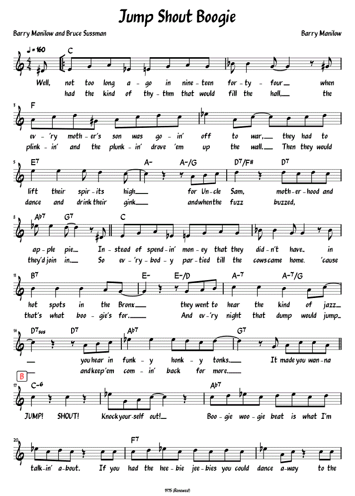 Sheet Music